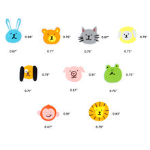 Load image into Gallery viewer, Kawaii Animal Flake Stickers