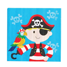 Load image into Gallery viewer, Pirate Party Supplies Set - 72 pcs Plates, Cups & Napkins