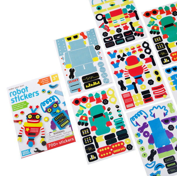 Robot Party Ideas: Robot Stickers
