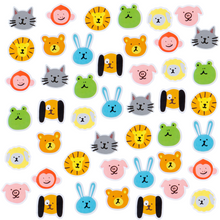 Load image into Gallery viewer, Kawaii Animal Flake Stickers
