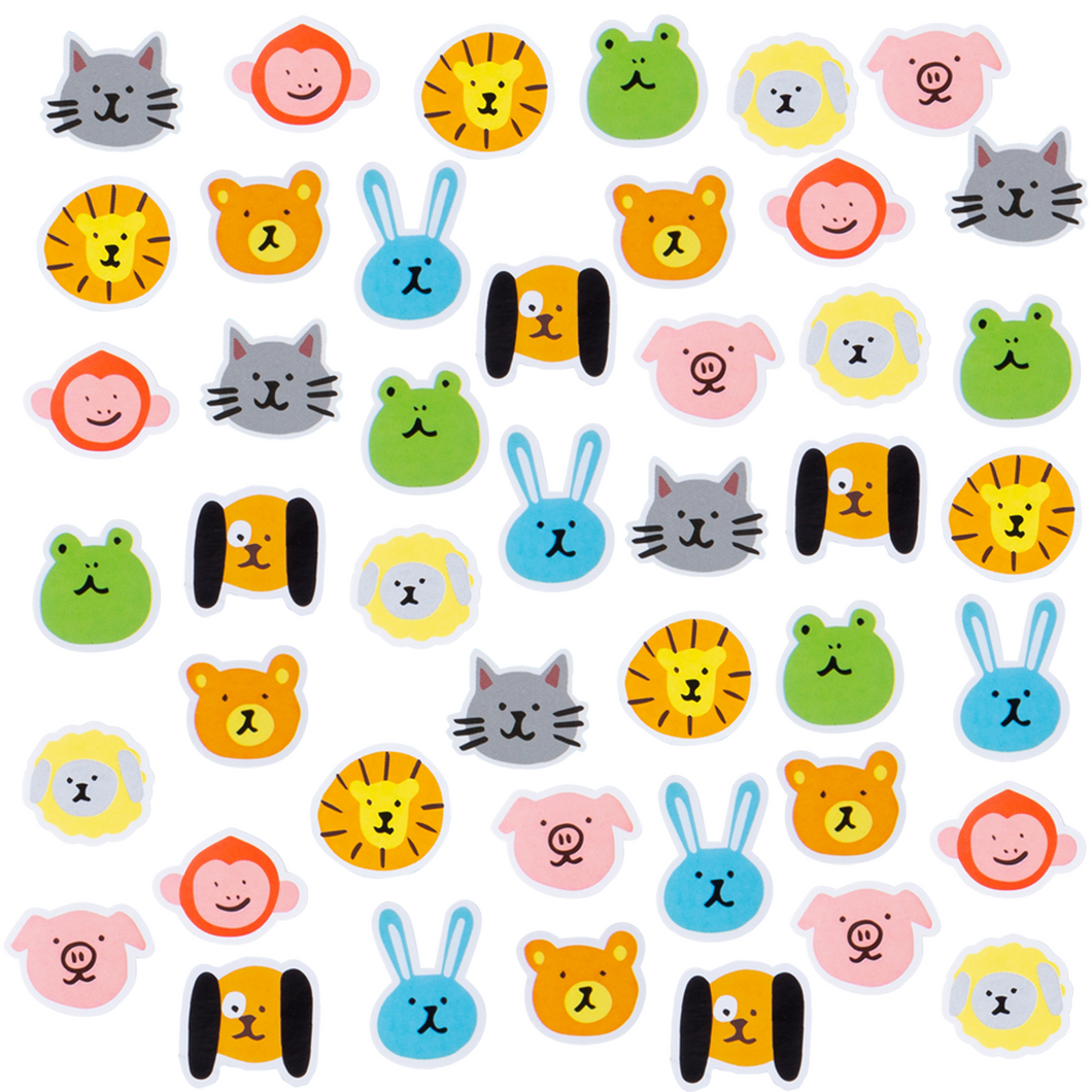 Kawaii Animal Flake Stickers