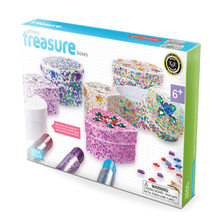 Load image into Gallery viewer, Glittery Treasure Boxes - Creative Kit for Girls

